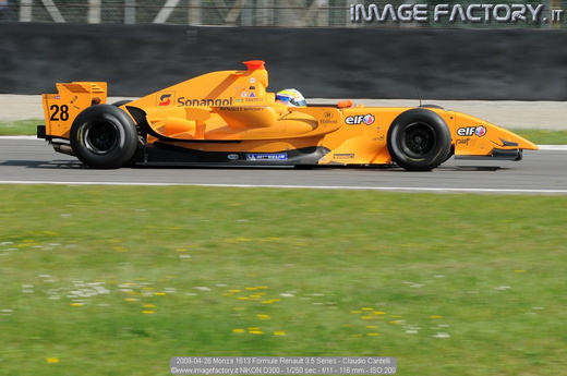 2008-04-26 Monza 1613 Formule Renault 3.5 Series - Claudio Cantelli